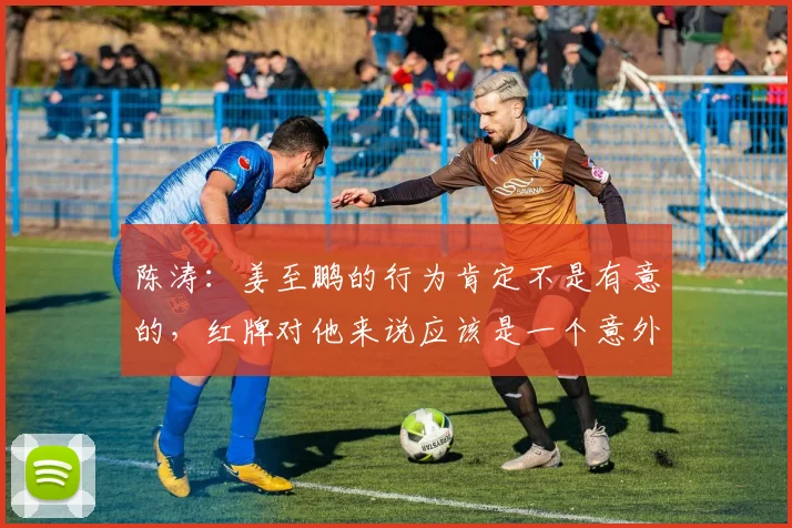 陈涛：姜至鹏的行为肯定不是有意的，红牌对他来说应该是一个意外
